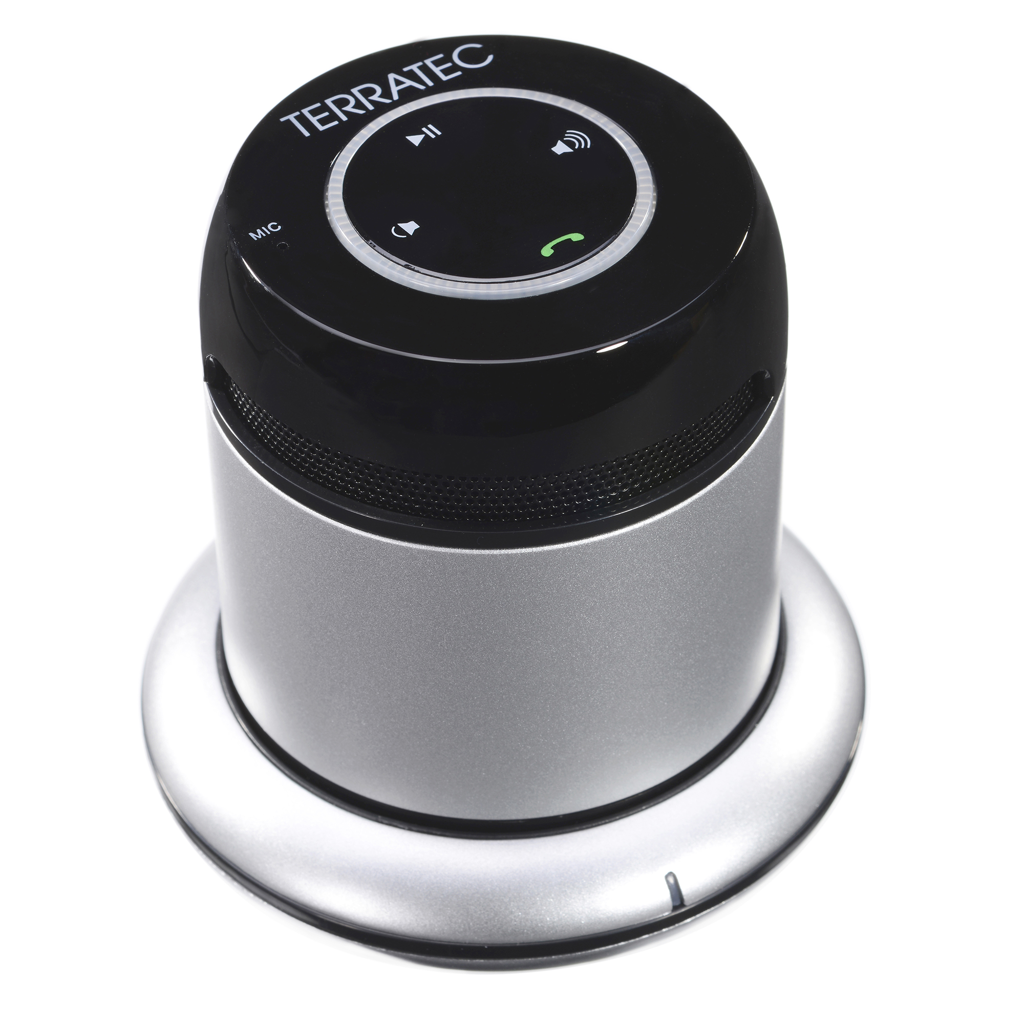 TERRATEC CONCERT BT MOBILE Bluetooth Lautsprecher, Silber