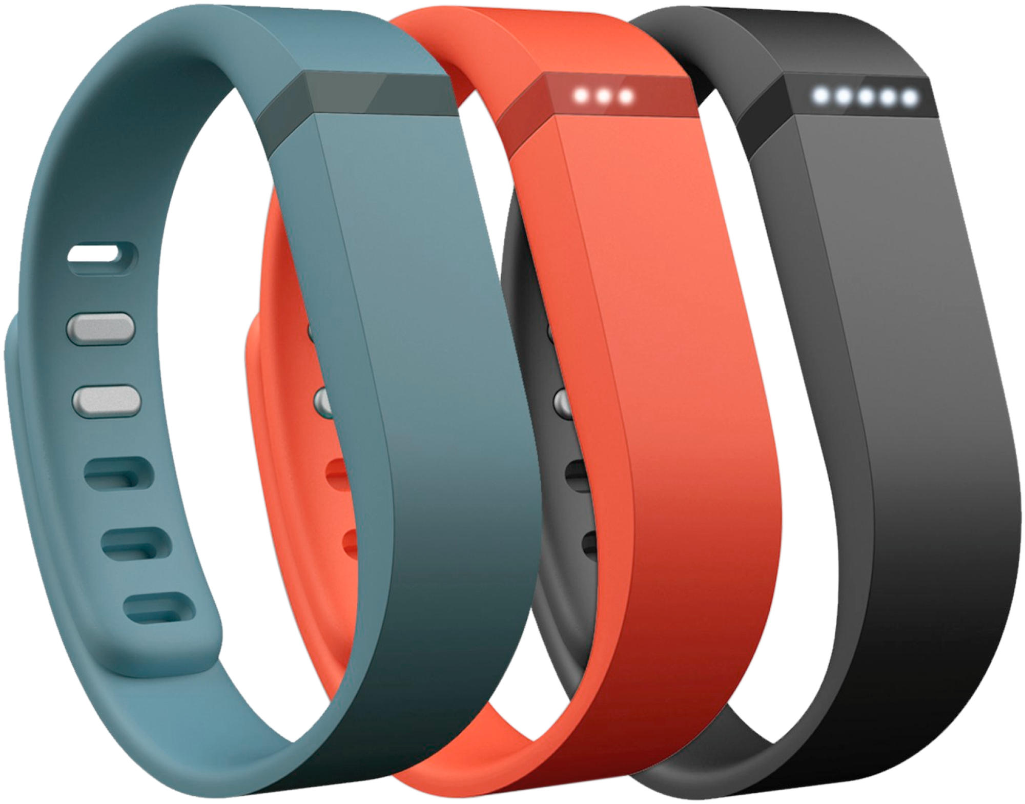 Pulsera de actividad - Fitbit FB401TE Flex Tangerine, Inalámbrica, Control del sueño