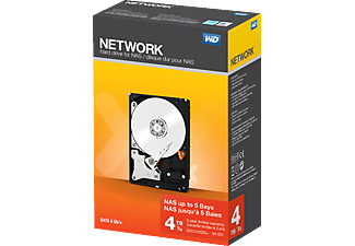 WESTERN DIGITAL DESKTOP NETWORKING 4TB RETAIL KIT - Festplatte (HDD, 4 TB, Schwarz)