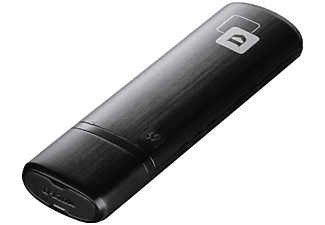 Adaptador Wi-Fi USB - D-Link AC1200, Velocidad transferencia 867 Mbps, USB 2.0, Doble Banda, 5 GHz, Negro