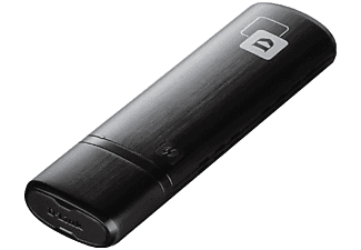 DLINK D-Link Wireless AC1200 Dual Band USB Adapter DWA-182 - Adattatore (Nero)