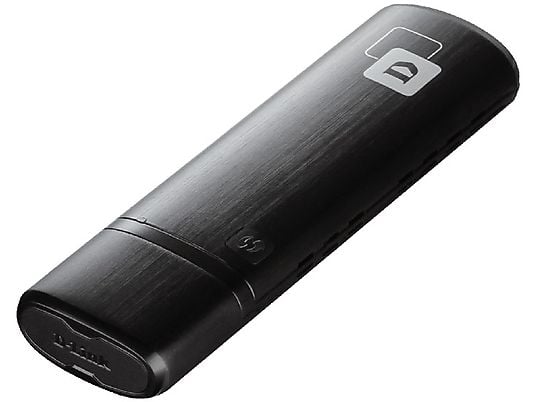 DLINK Wireless AC1200 Dual Band USB Adapter DWA-182 - Adattatore (Nero)