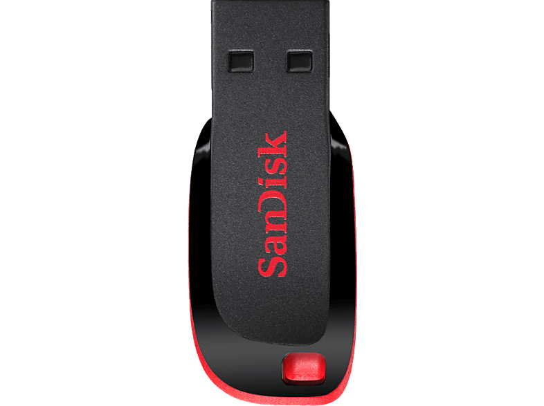 Thumbnail - SANDISK Cruzer Blade USB-Stick, 64 GB, 15 MB/s, Rot