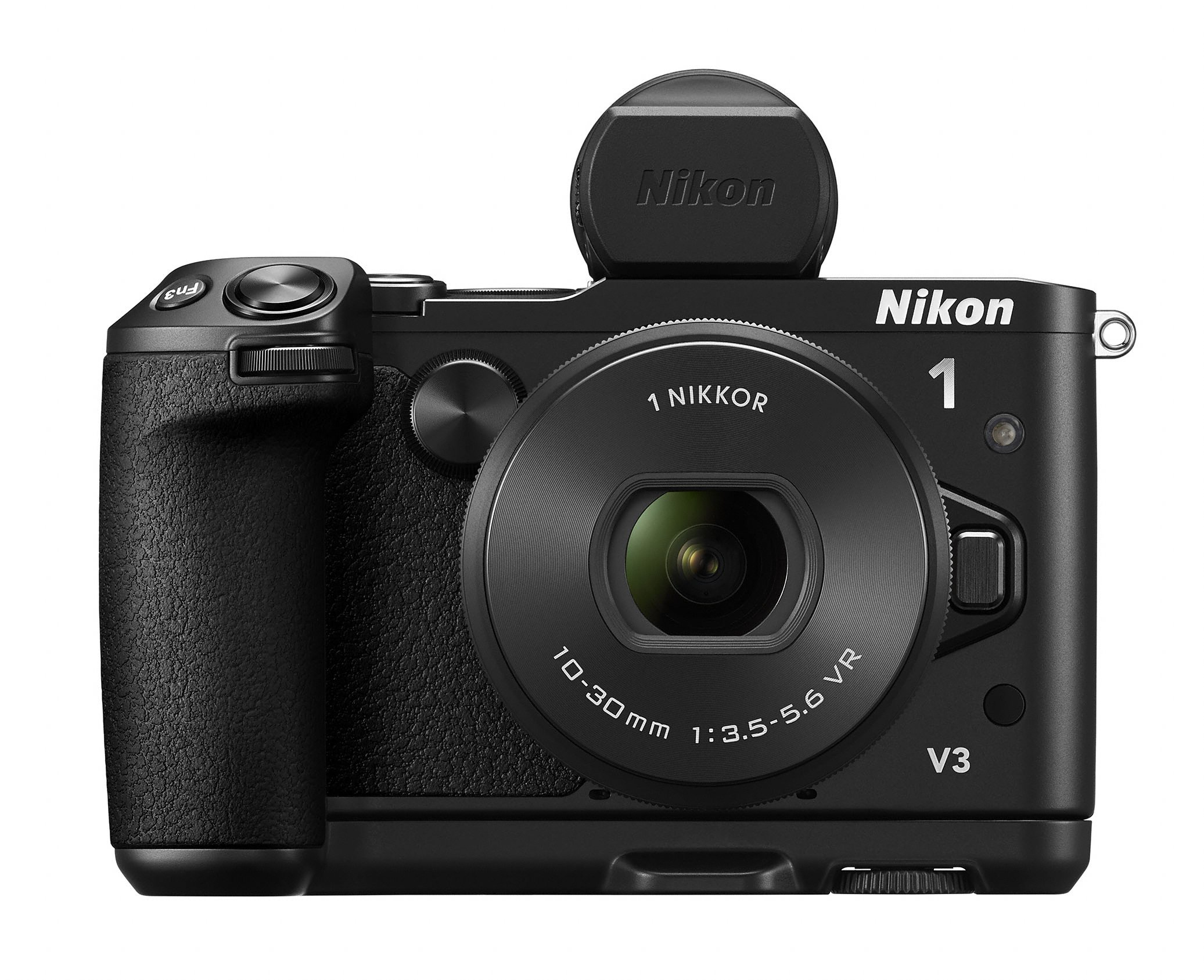 NIKON 1 V3 Digitalkamera mit Objektiv 10-30 mm, 7,5 cm Display Touchscreen