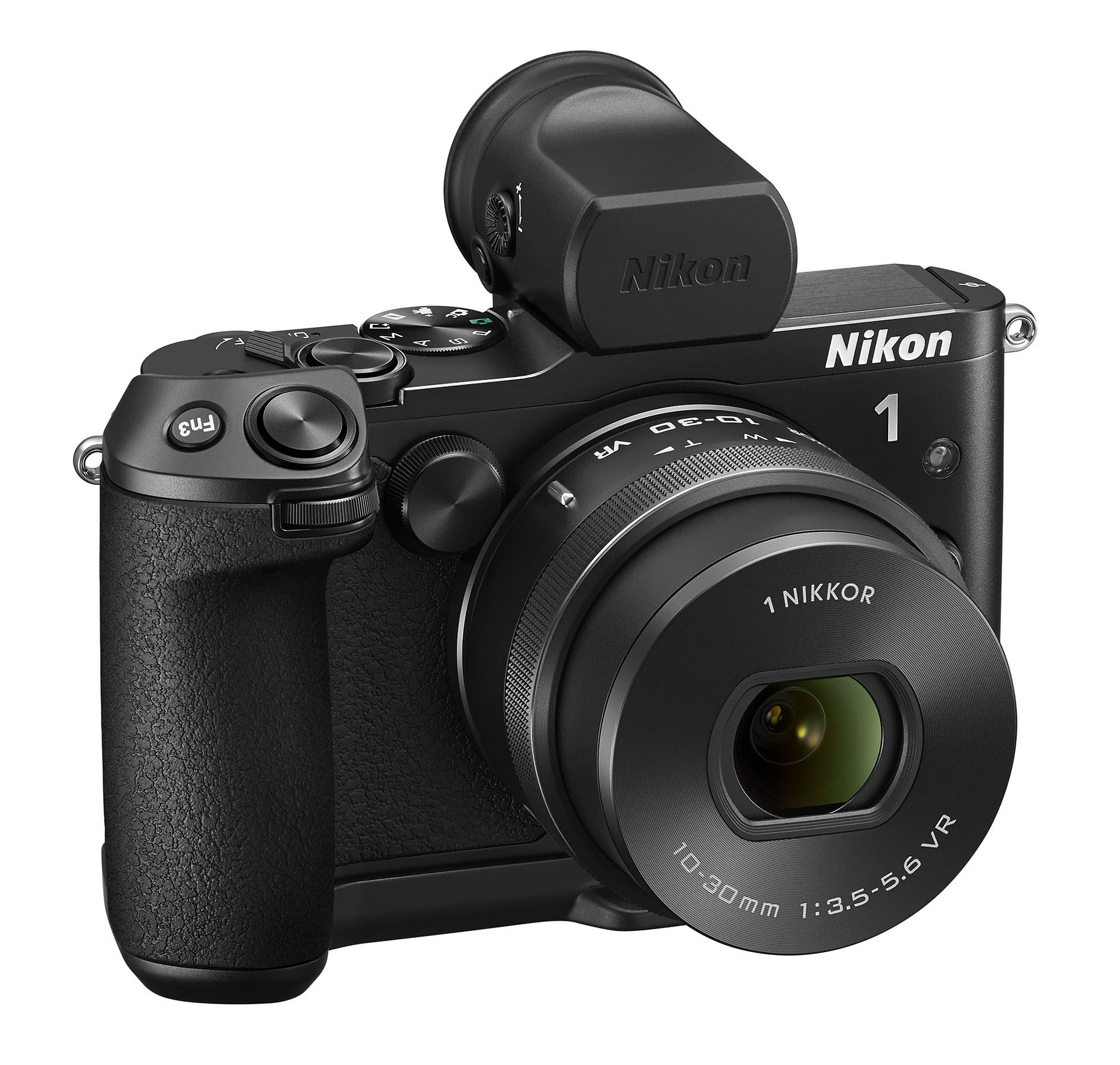 NIKON 1 V3 Digitalkamera mit Objektiv 10-30 mm, 7,5 cm Display Touchscreen
