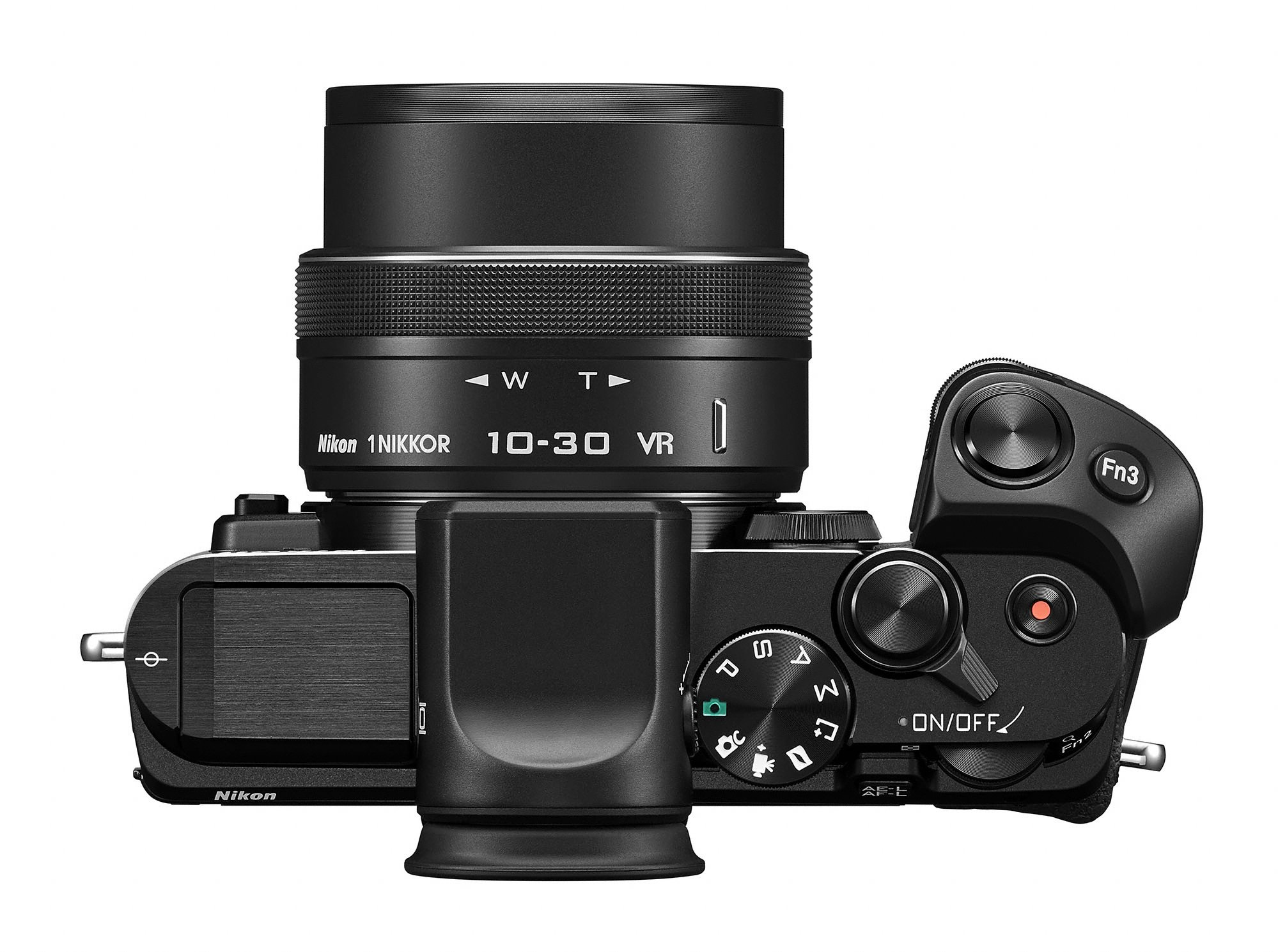 NIKON 1 V3 Digitalkamera mit Objektiv 10-30 mm, 7,5 cm Display Touchscreen