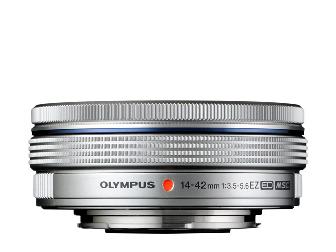 OLYMPUS M.ZUIKO Digital ED 14-42mm F3,5-5,6 14 mm - 42 mm f/3.5 (Weitwinkel), f/5.6 (Tele) ED, MSC (Objektiv für Micro-Four-Thirds, Silber)