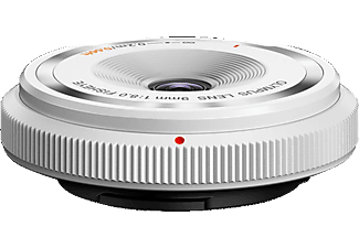 OLYMPUS BODY CAP LENS 9mm 1:8.0 - Festbrennweite (Weiss)