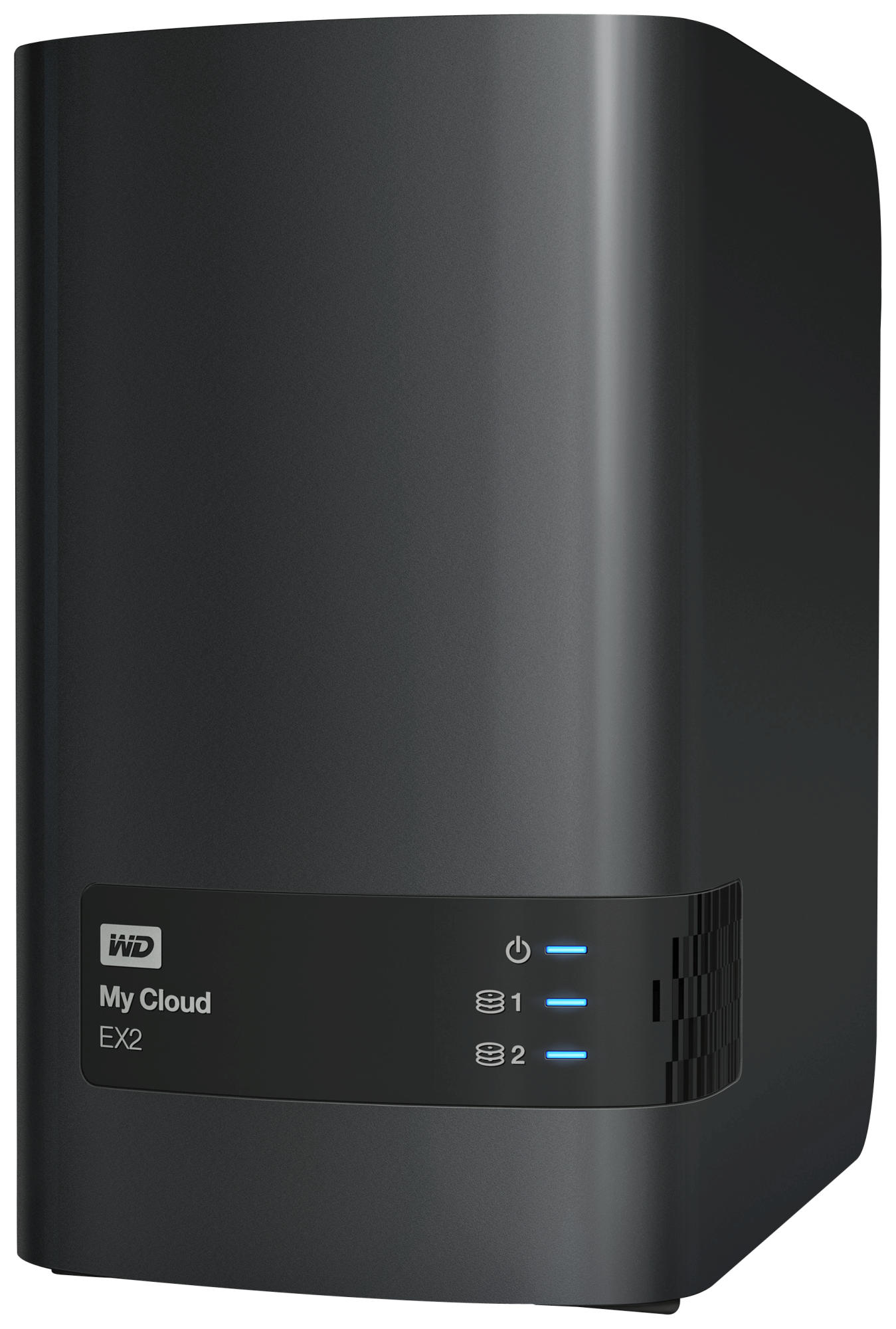 NAS Cloud - WD My Cloud EX2, 0Tb, 2 bahías, 3,5 pulgadas, Gigabit Ethernet, USB 3.0, color negro