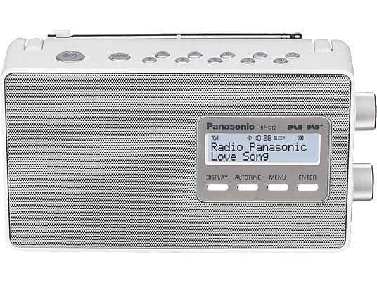 PANASONIC RF-D10EG-W - Radio numérique (DAB+, FM, Blanc)