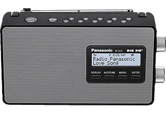 Panasonic Rf D10 Eg K Dab Radio Dab Tuner Analog Tuner Dab Schwarz Mediamarkt