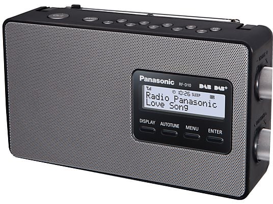 PANASONIC RF-D10EG-K - Radio numérique (DAB+, FM, Noir)