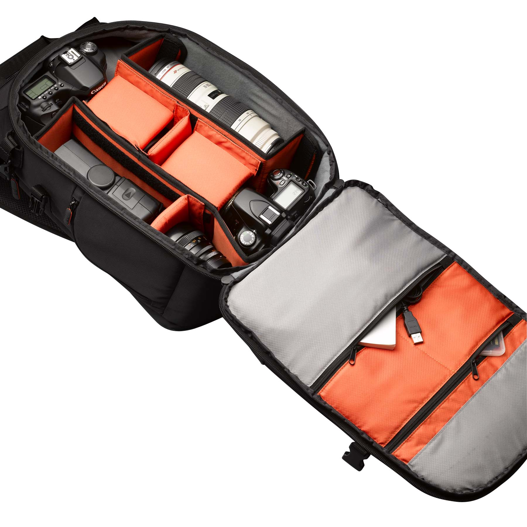 CASE-LOGIC DCB-309 Tasche, Schwarz/Rot