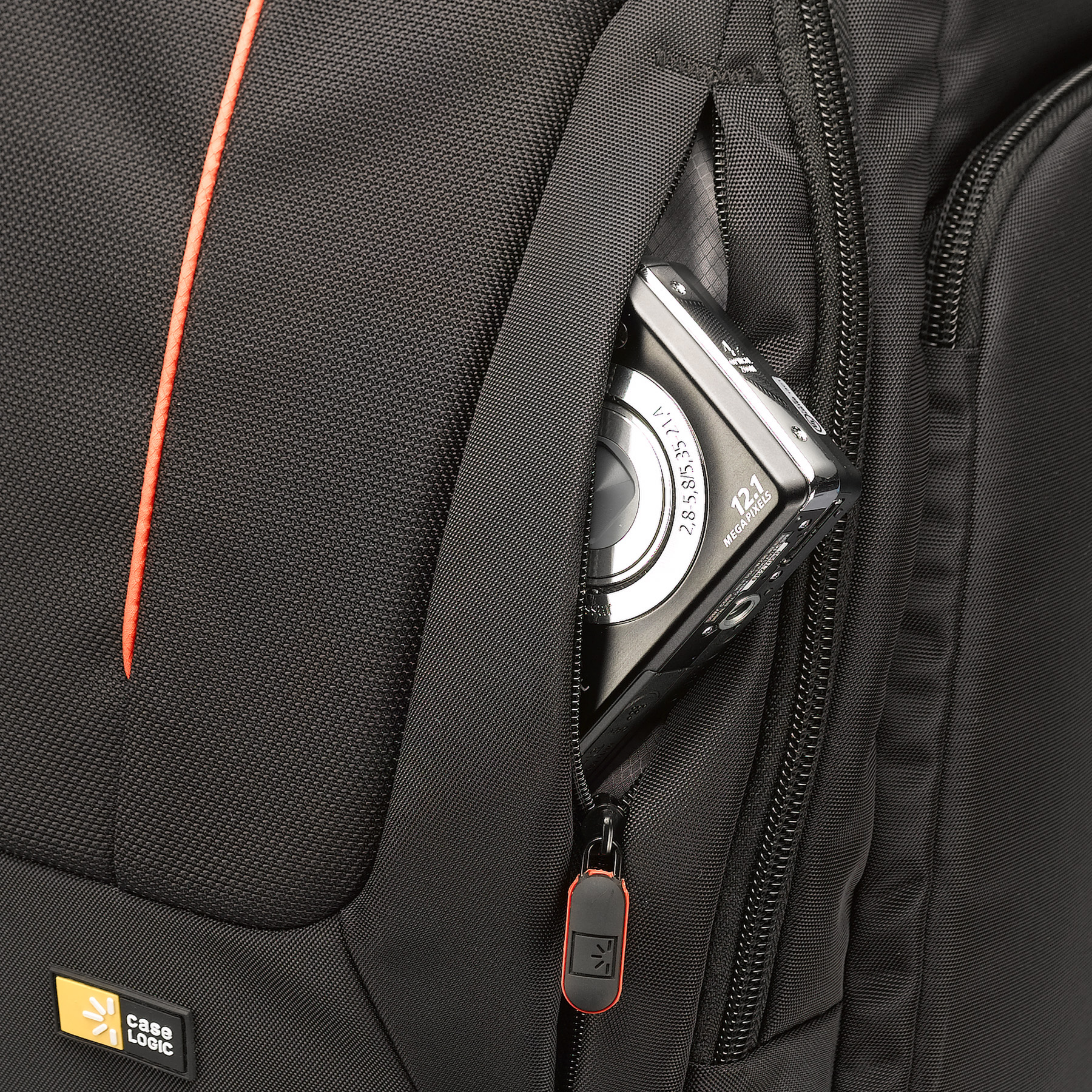 CASE-LOGIC DCB-309 Tasche, Schwarz/Rot