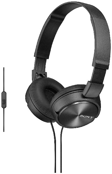 Auriculares Sony Mdrzx310apb negro con cable mdrzx310ap on ear de diadema zx310apb para smartphones supraaurales tipo color plegables mdrzx310 30mm