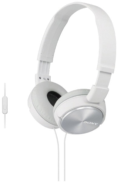 Headsetfunktion, MDR-ZX310AP Weiß SONY Over-ear Kopfhörer mit