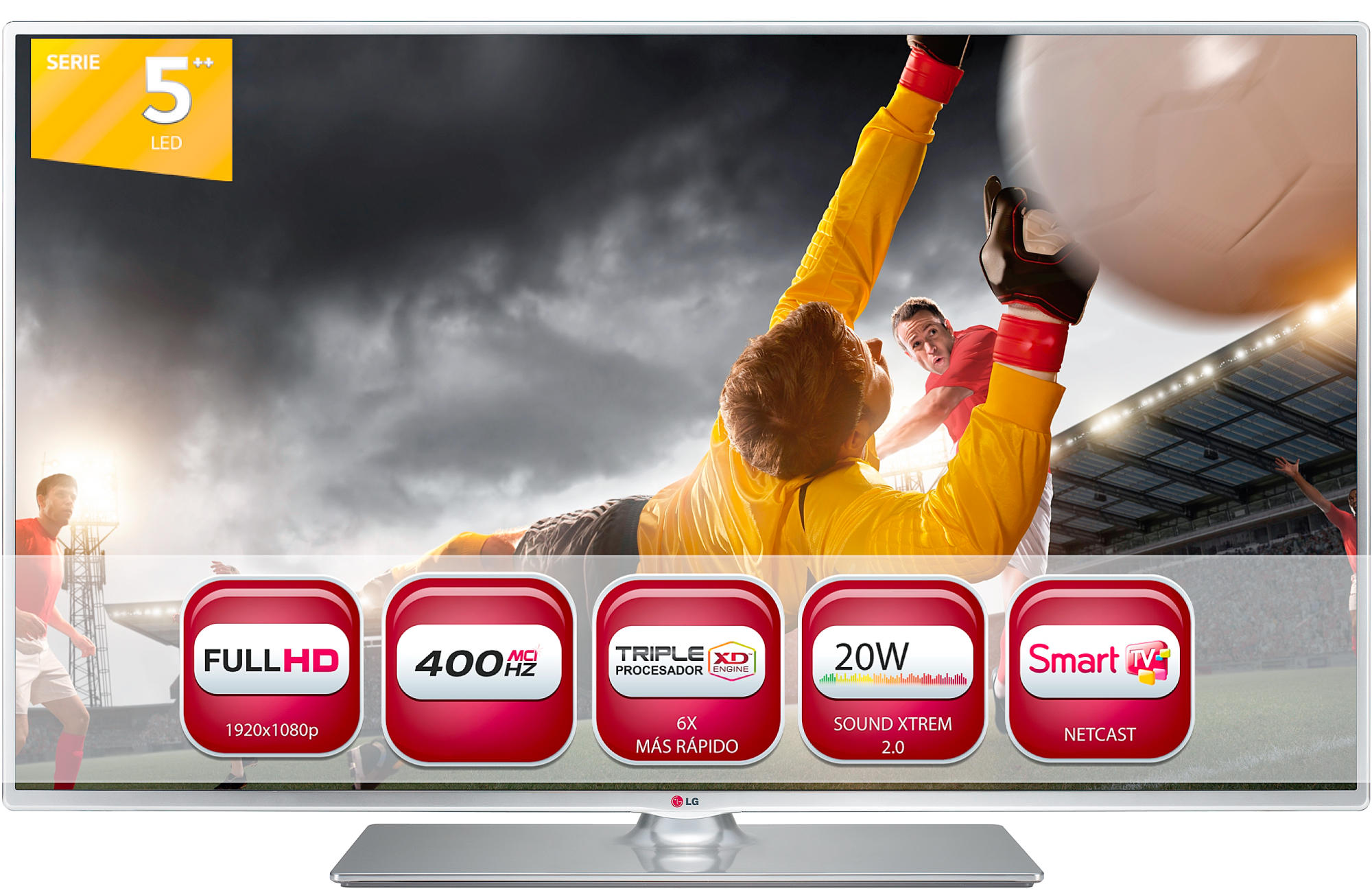 TV LED 42 - LG 42LA640S Smart TV, WiFi, MHL, 3D, 200Hz