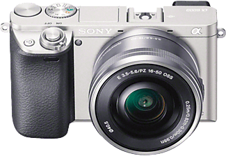 SONY Alpha 6000+16-50mm silber (ILCE-6000L) Kompakt Systemkamera DSLR