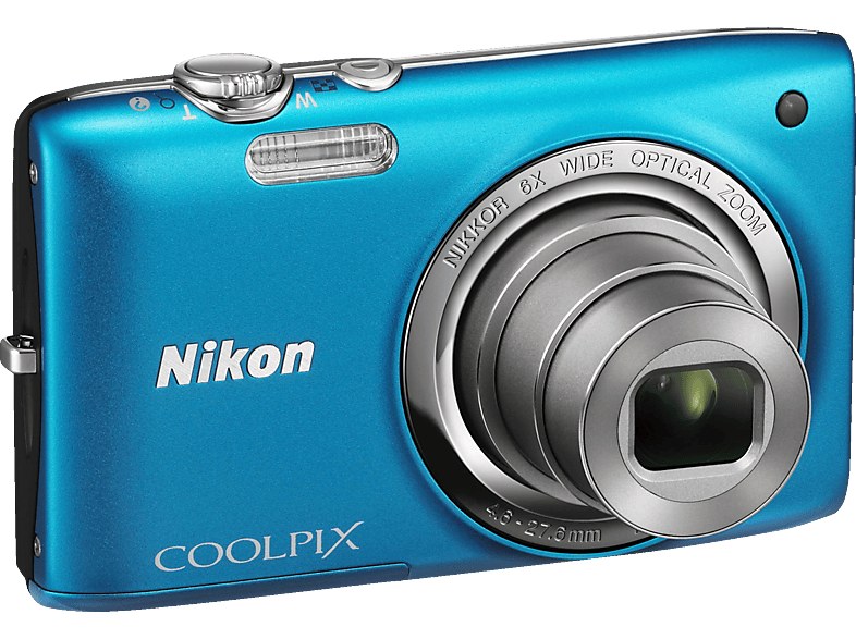 Cámara | Nikon Coolpix S2700 Azul, LCD 2.7 pulgadas, 16 Megapíxeles