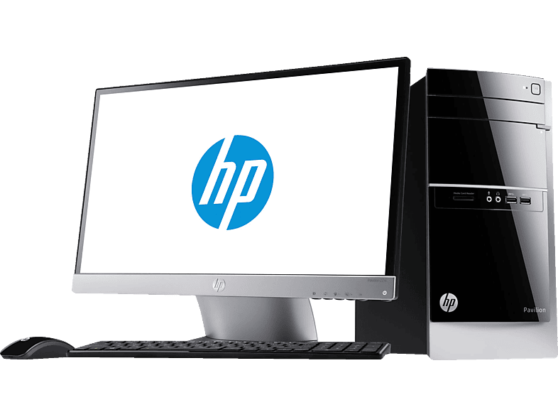 PC sobremesa | HP 500-267esm AMD A4 con gráfica AMD Radeon 1GB + monitor HP 20 pulgadas