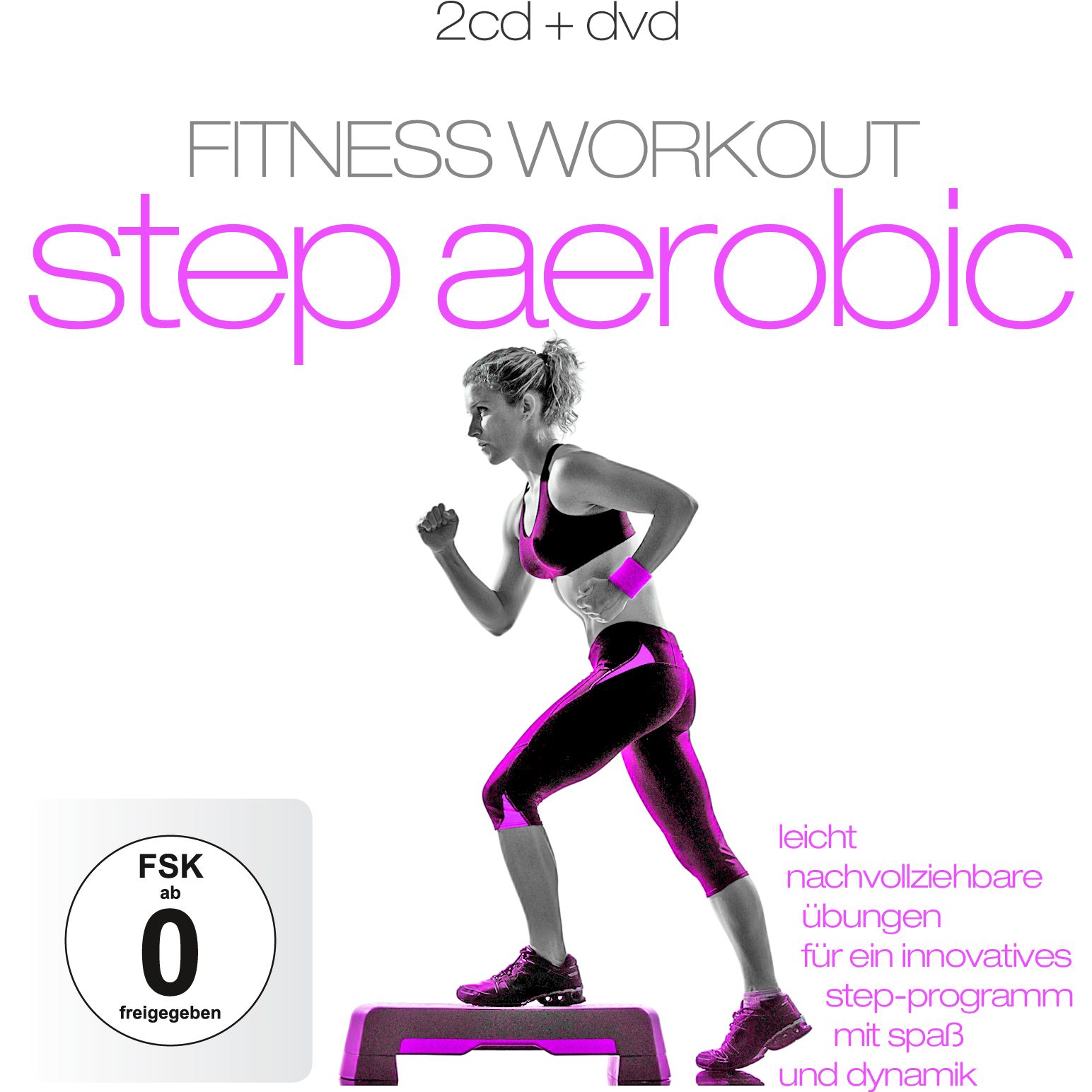 VARIOUS - Fitness Workout Step Aerobic  - (CD + DVD)