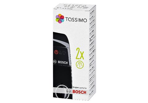 Pastillas descalcificantes  Bosch TCZ6004, 4 unidades, Para cafeteras  Tassimo