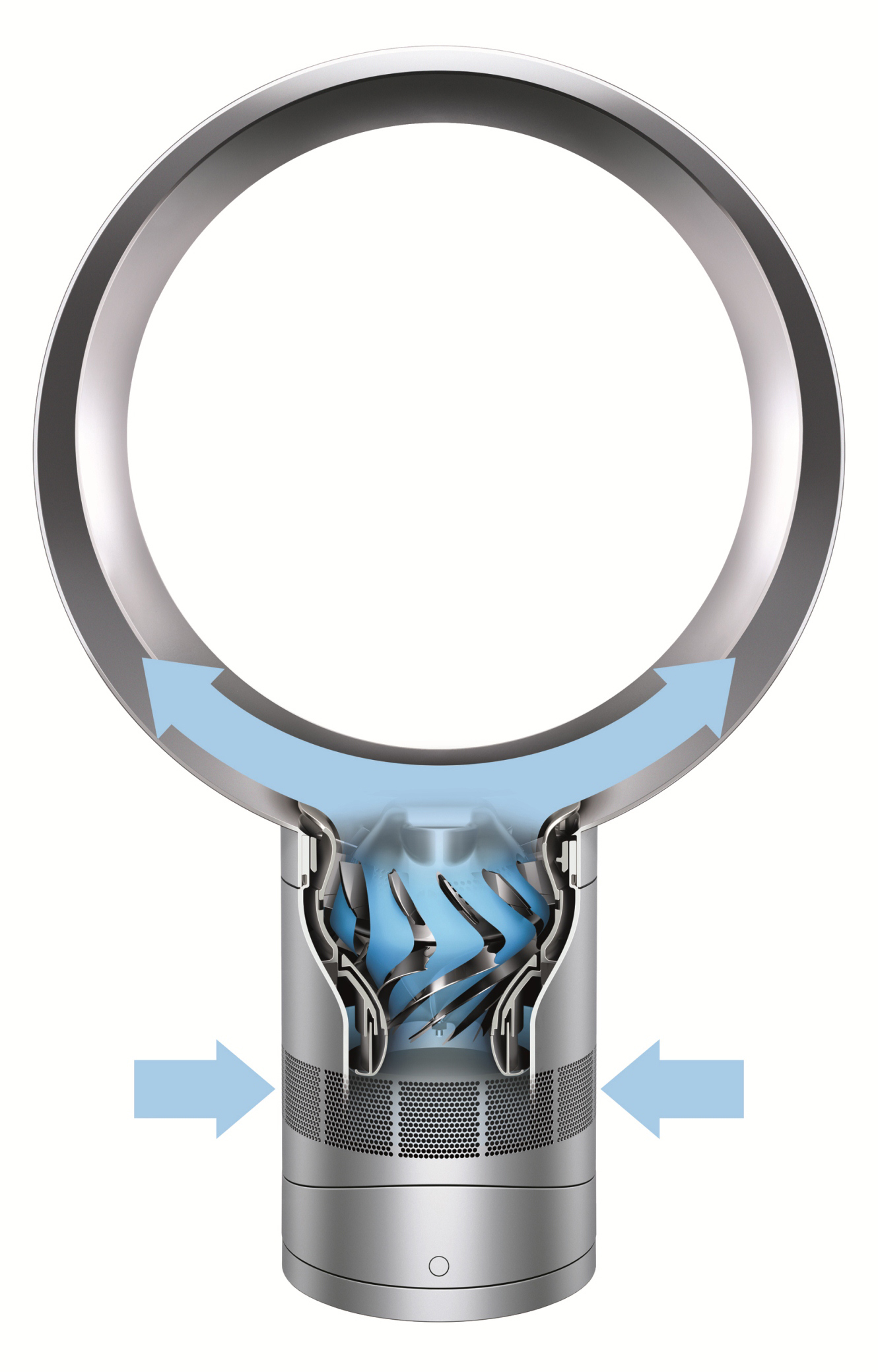 DYSON AM06 Tischventilator Weiß/Silber (24 Watt)
