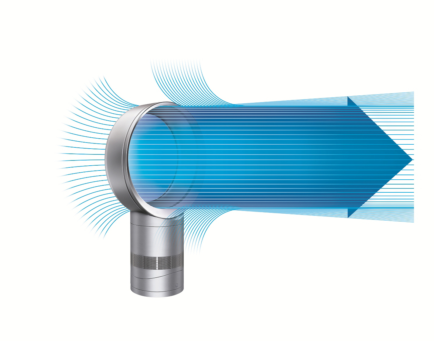 DYSON AM06 Tischventilator Weiß/Silber (24 Watt)