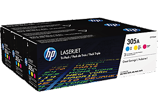 HP Hp Cf370Am (305A) Camgobegı/Macenta/Sarı 3 Lu Paket Toner 2.600 Sayfa