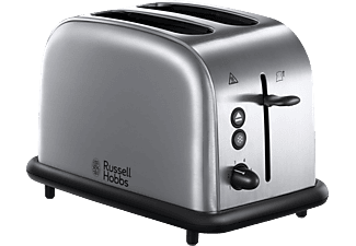 RUSSELL HOBBS OXFORD TOASTER 20700-56 SILBER - Toaster (Edelstahl gebürstet/Schwarz)
