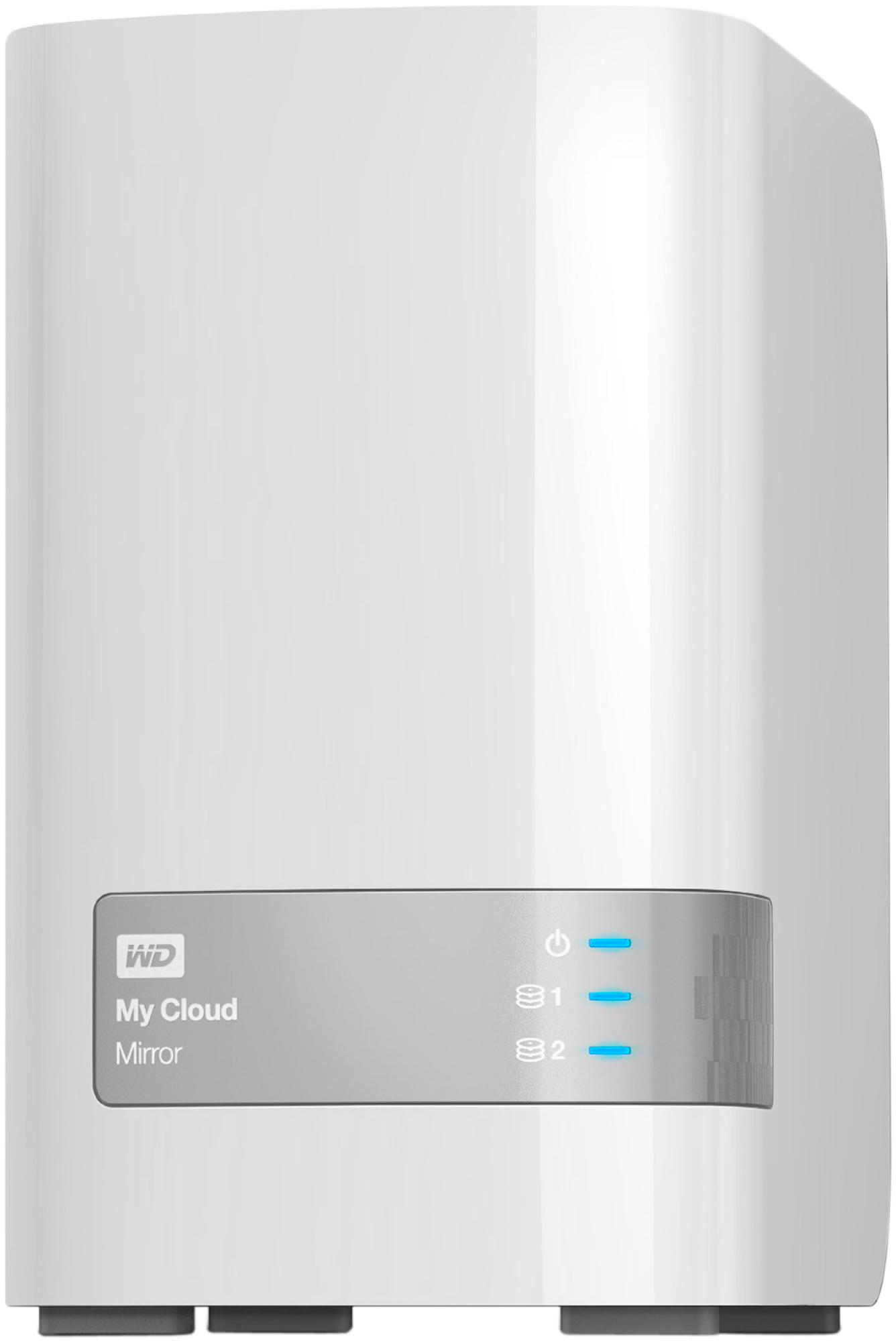 NAS Cloud - WD My Cloud Mirror, 8Tb, 2 bahías, 3,5 pulgadas, Gigabit Ethernet, USB 3.0, color