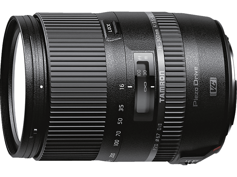 TAMRON AF 16 mm - 300 mm f/3.5-6.3 Di II, PZD, VC (Objektiv für Nikon F-Mount, Schwarz)