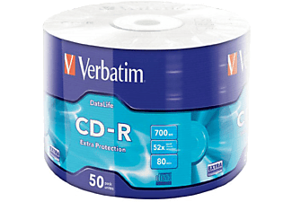 VERBATIM 700 MB 52x 80DK 50' li CD-R 43787