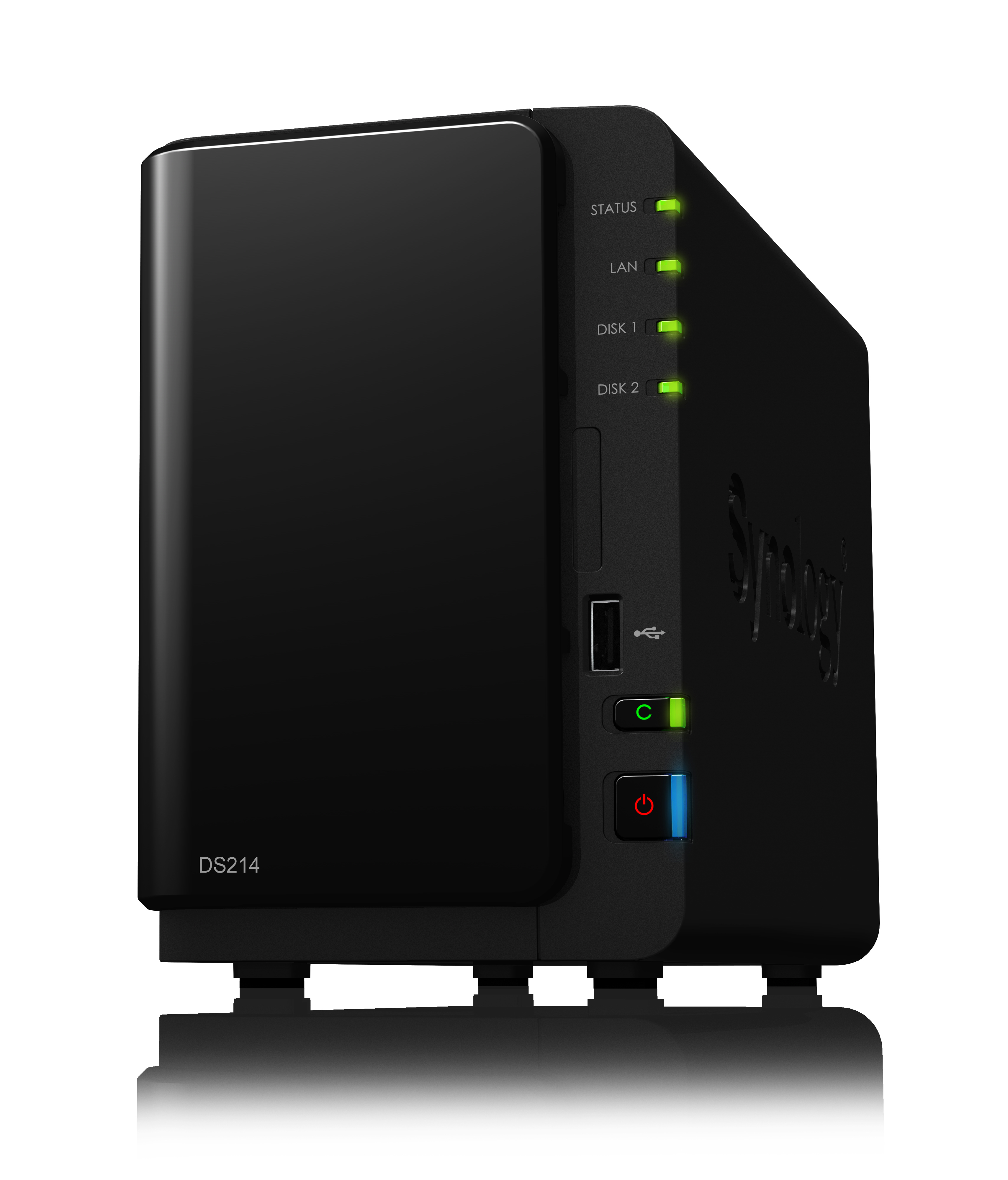 SYNOLOGY DS214PLAY 2-Bay NAS-Leergehäuse Schwarz}