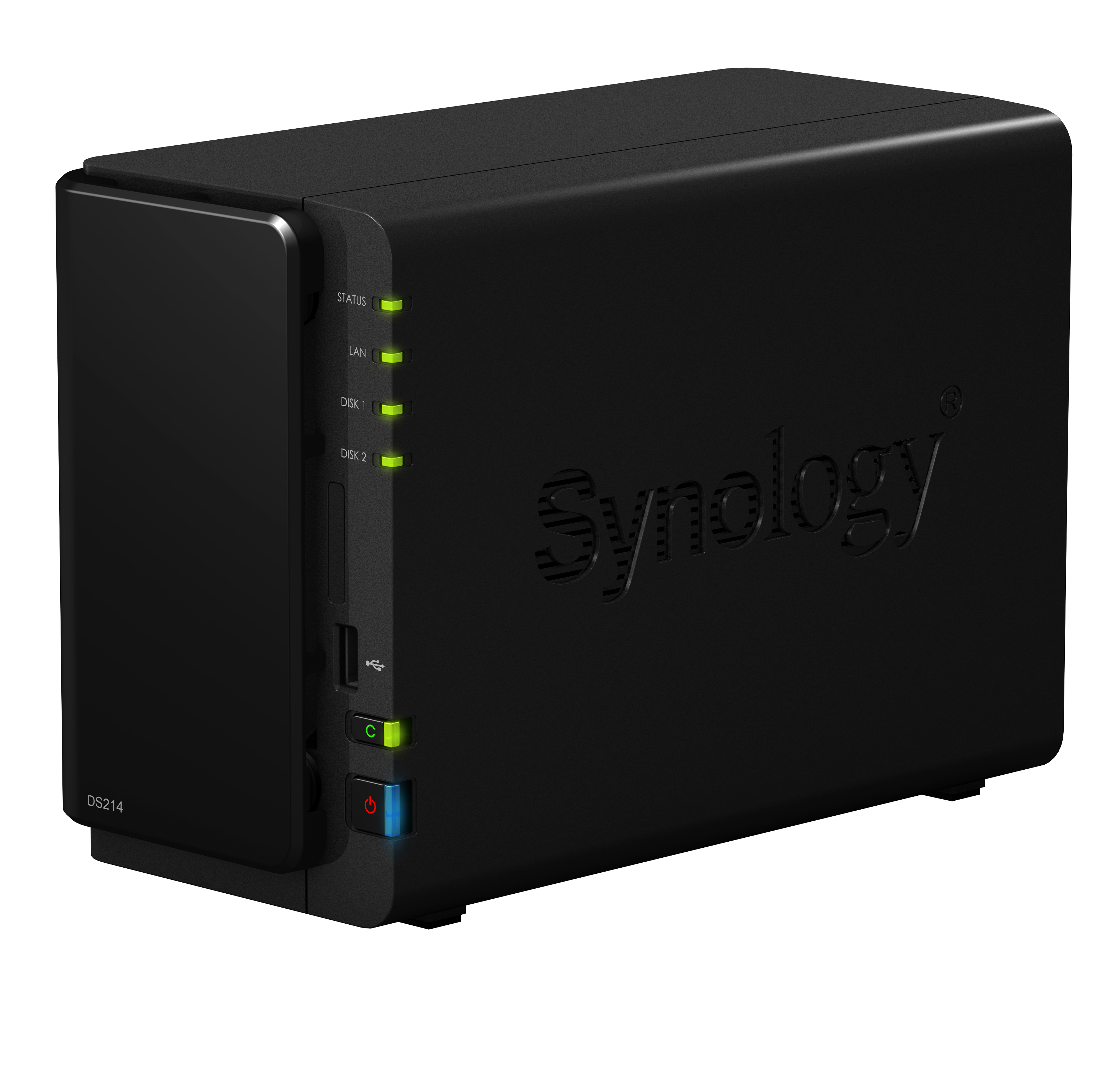SYNOLOGY DS214PLAY 2-Bay NAS-Leergehäuse Schwarz}