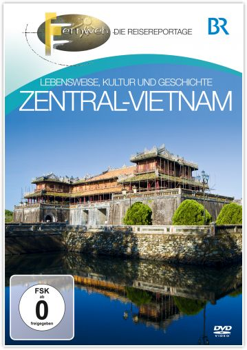 DVD-Cover für eine Reisedokumentation. Ein Gebäude ist sichtbar mit Text oben und unten.