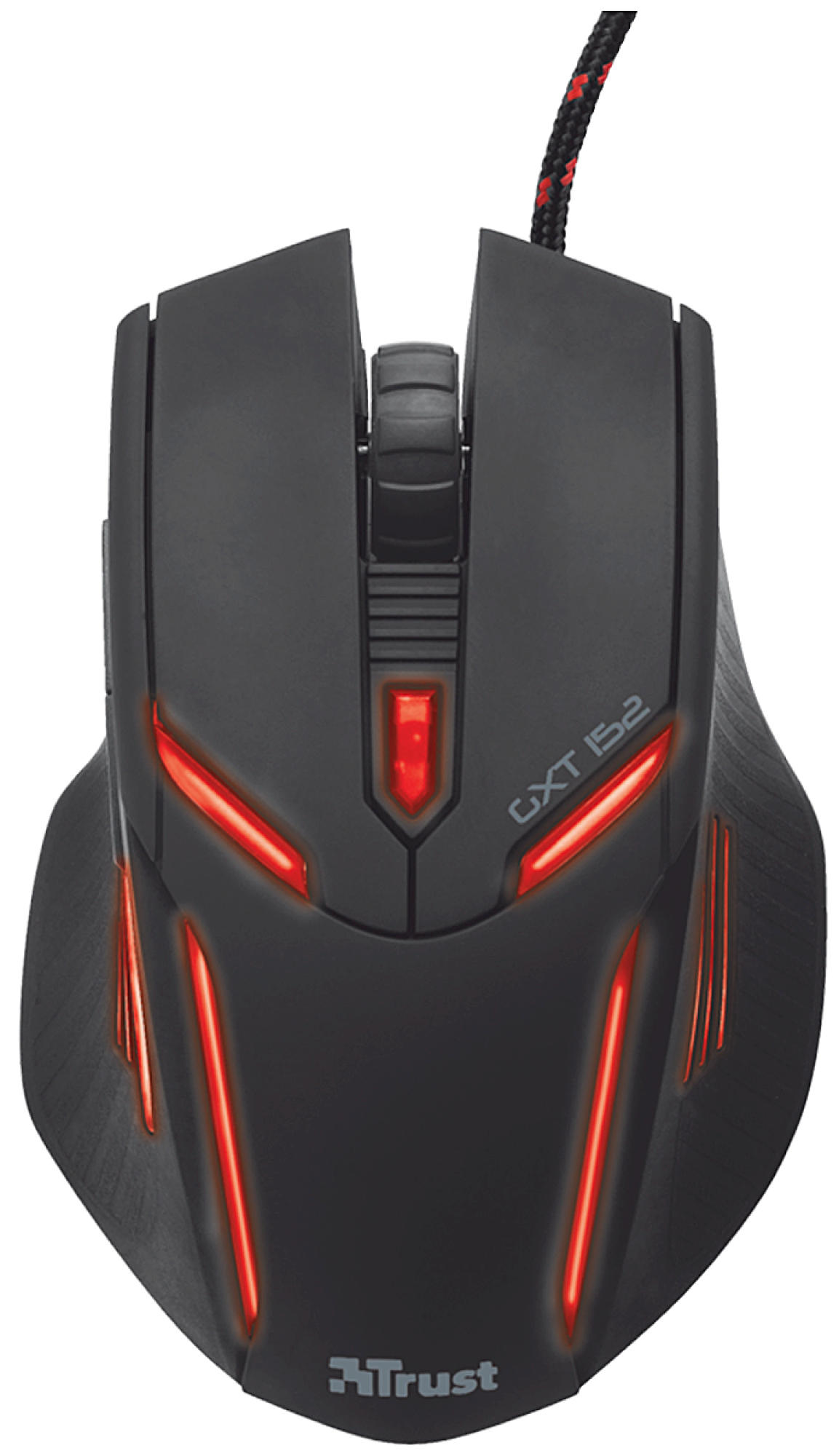 TRUST GXT 152 Optical mouse, Schwarz/Rot