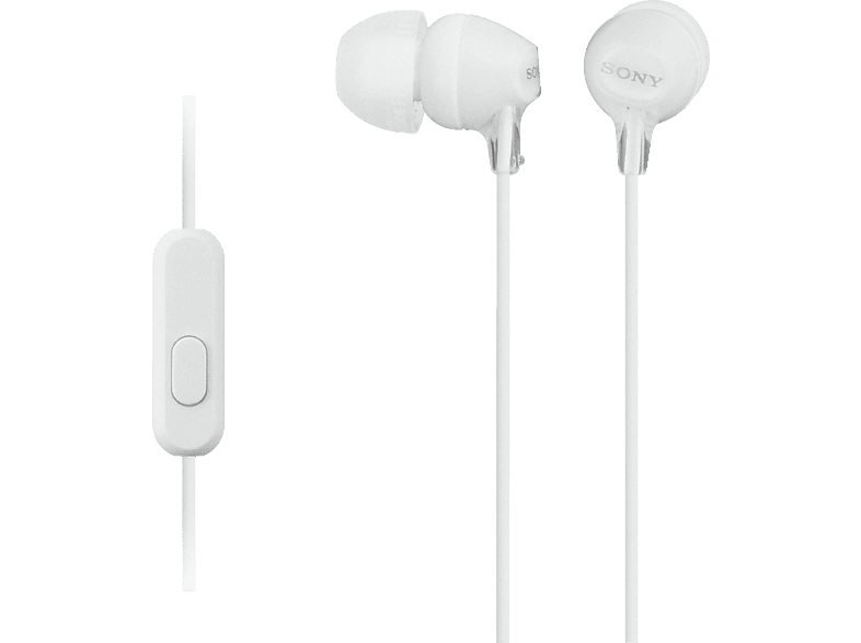 SONY In Ear Kopfhörer MediaMarkt weiß online | MDR-EX15AP, kaufen