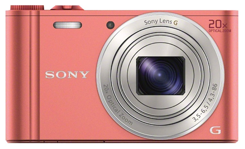 Cámara Sony Dscwx350 wifi nfc 18.2mp zoom 20x rosa bridge wx350 18.2 iso 80 1600 compacta de pantalla 3 estabilizador full hd dscwx350p.ce3