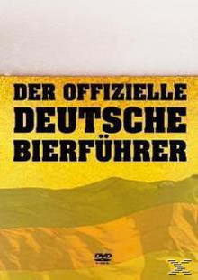 DVD-Cover: "Der Offizielle Deutsche Bierführer" mit gelb-grünem Hintergrund.