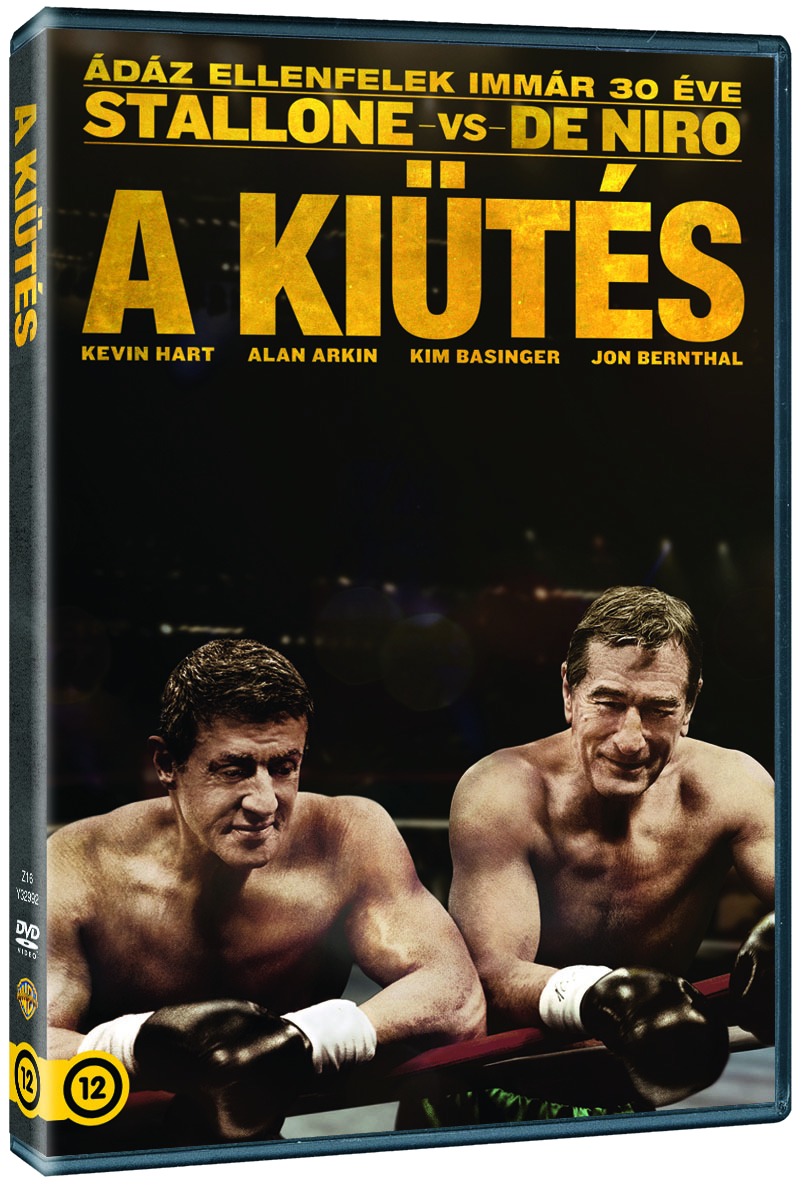 Filmplakát. Stallone és De Niro egy bokszringben, a következő szöveggel: A Kiütés.