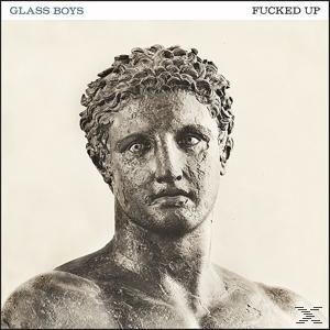 Albumcover: Statue eines Männerkopfes mit schwarzem Hintergrund und Text.