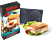 TEFAL Tefal XA8001 - Set di piastre Snack Collection - Sandwich / croque-monsieur - Piastre per sandwich a "conchiglia" - Nero - piastra grill/sandwich