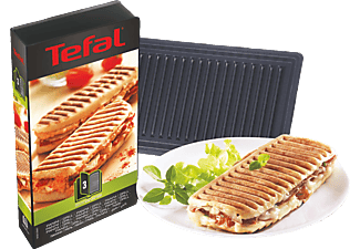 TEFAL XA8003 Sets de plaque Snack Collection Grill / Panini - Noir - Plaque Grill-panini