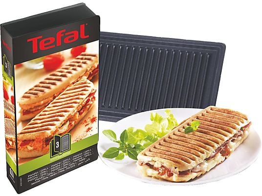 TEFAL XA8005 Set di piastre Snack Collection - Grill / panini - Nero - Piastra grill/panini