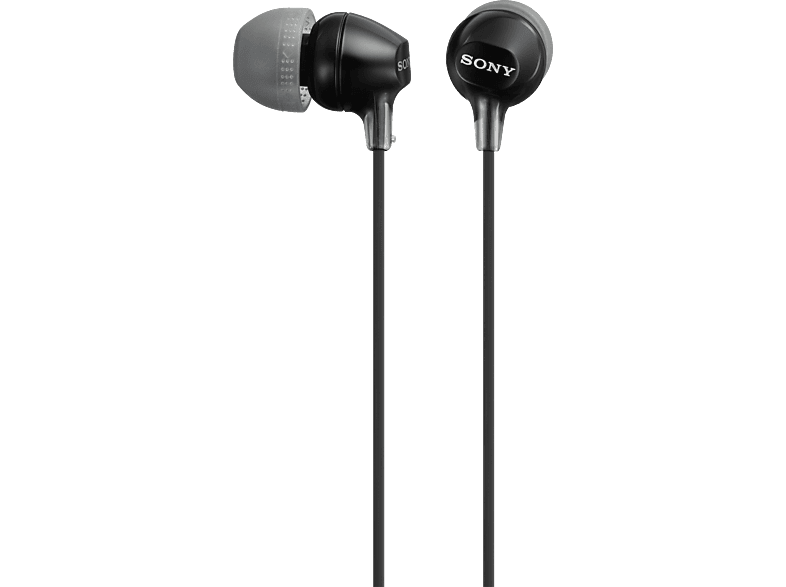 SONY MDR-EX15LPB - Kopfhörer (In-ear, Schwarz)