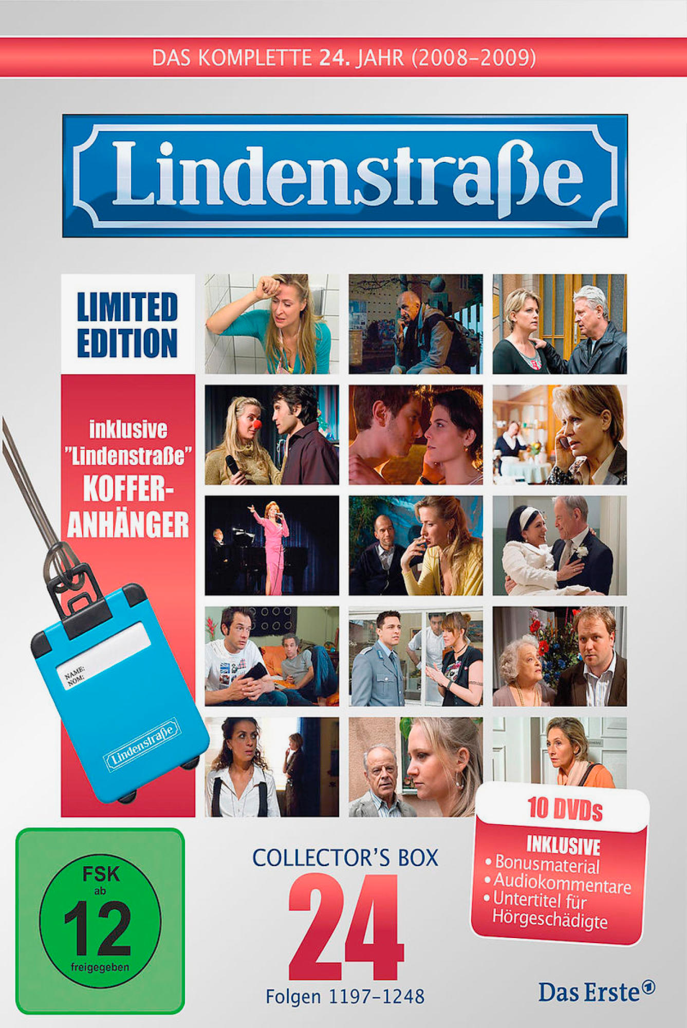 DVD-Cover mit Bildern von Menschen, einem Haus und Text.