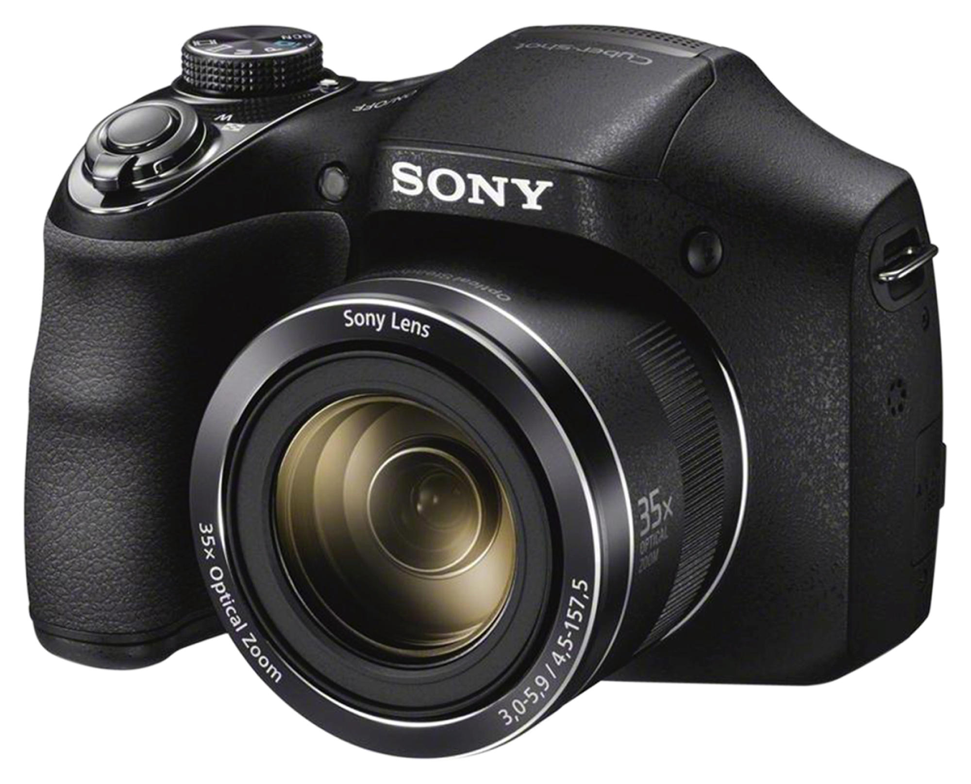 SONY Cyber-shot DSC-H300 Bridgekamera Schwarz, 35x opt. Zoom, TFT-LCD, Xtra Fine