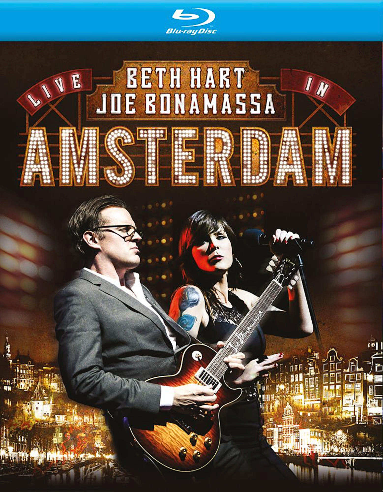 Blu-ray-Cover von Beth Hart und Joe Bonamassa live in Amsterdam.