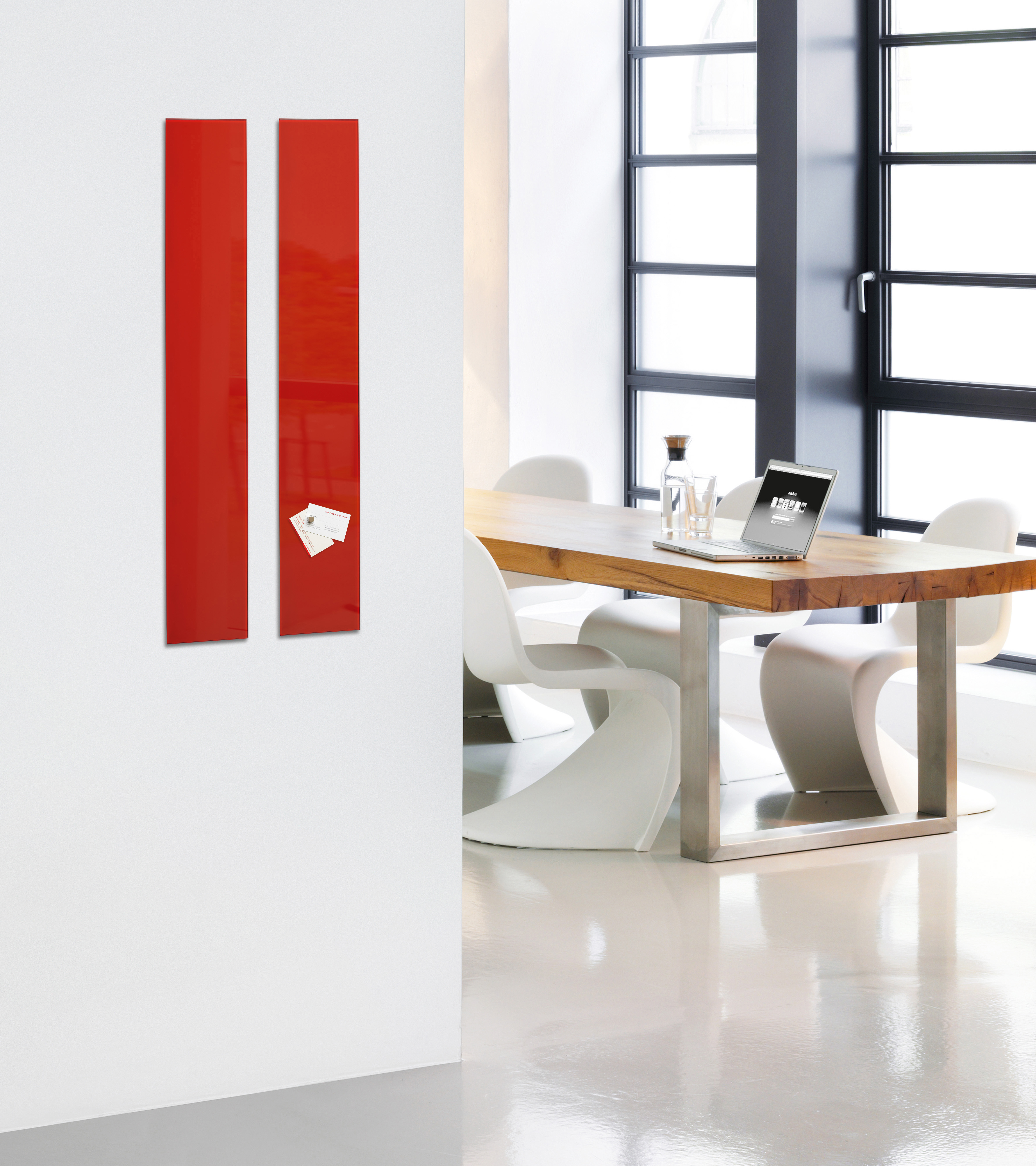 SIGEL GL 104 Glas-Magnetboard artverum Rot